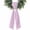 Pink, variant on Blue Square Plaid Wreath Sash for Front Door 4.5"x56", Pastel Blue Blocks Checkered Border Gingham Double-Sided Bow Ribbon Decor for Wreaths, Stair Railings, Fireplace Mantel
