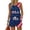 Multicolor, variant on 2 Piece Short Sets for Women 250 Anniversary Usa Shirts and Short Sets Patriotic Tank Square Neck Sleeveless Sweatsuit