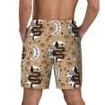 thumbnail image 4 of Uemuo Snake And Flower Pattern Mens Swim Trunks Quick Dry Board Shorts with Mesh Lining, Stretch Beach Shorts Quick Dry No-Chafing Board Shorts-Medium, 4 of 9