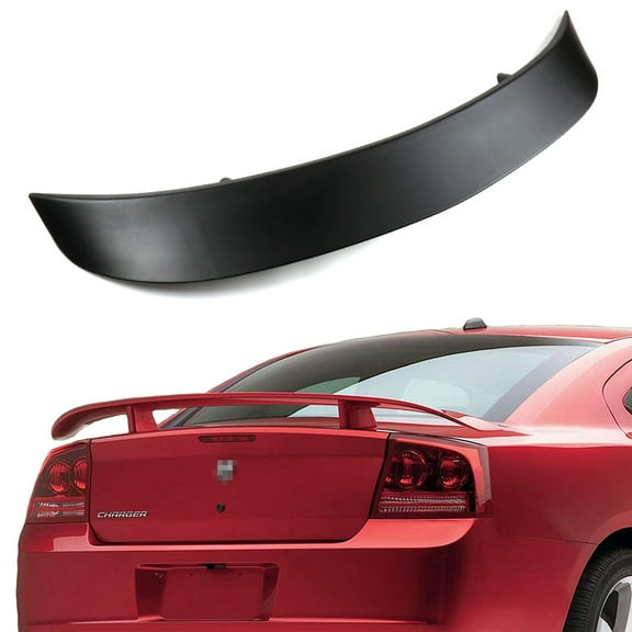 SCITOO ABS Black Rear Trunk Spoiler Wing Exterior Accessories Styling Kits Replacement for 2011–2021 for Dodge Charger