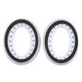 thumbnail image 3 of 1 Par Almohadillas Repuesto para QC45 QuietComfort 45 () Blanco, 3 of 9