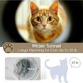 thumbnail image 5 of Cat Tunnel NIR Vana,Cat Tunnel Bed for Indoor Cats,Cat Donut Tunnel, Cat Tunnels for Indoor Cats, Cat Tunnel with Cat Bed for Indoor Cats, Soft Plush Cat Cave Donut Tunnel, 5 of 7