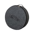 thumbnail image 4 of Bolsa de almacenamiento de cables , estuche de transporte, regalo, portátil, gris, resistente, organizador de accesorios con cierre de cremallera Redondo, 4 of 8