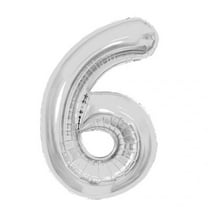 Number 0-9 Balloons 40 Inch Silver Number Balloons for Numbers Balloon Birthday Decorations Wedding Event Baby Shower For Birthday Photography