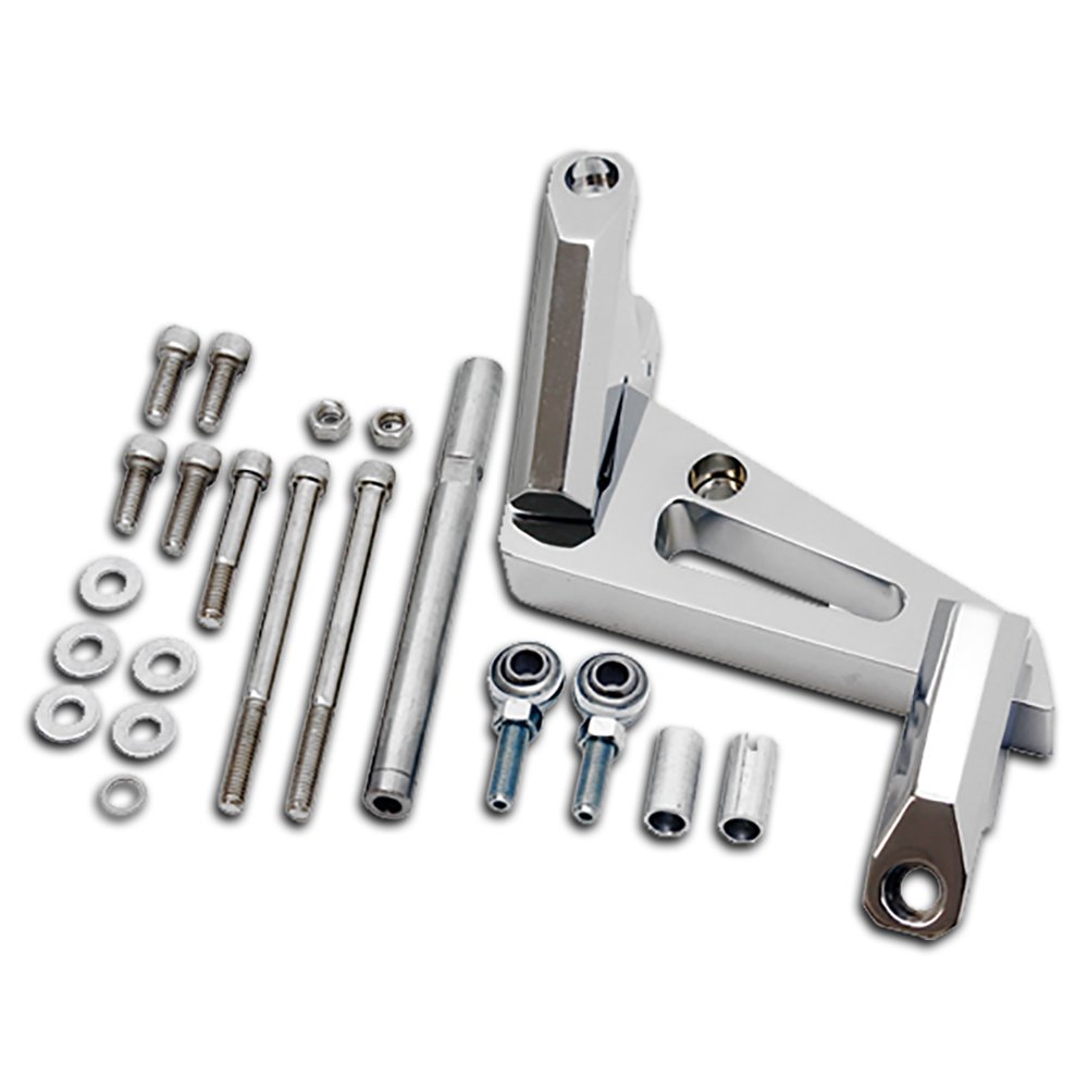 Sbc Small Block Chevy Billet Aluminum Air Conditioning Bracket (Swp) Chrome