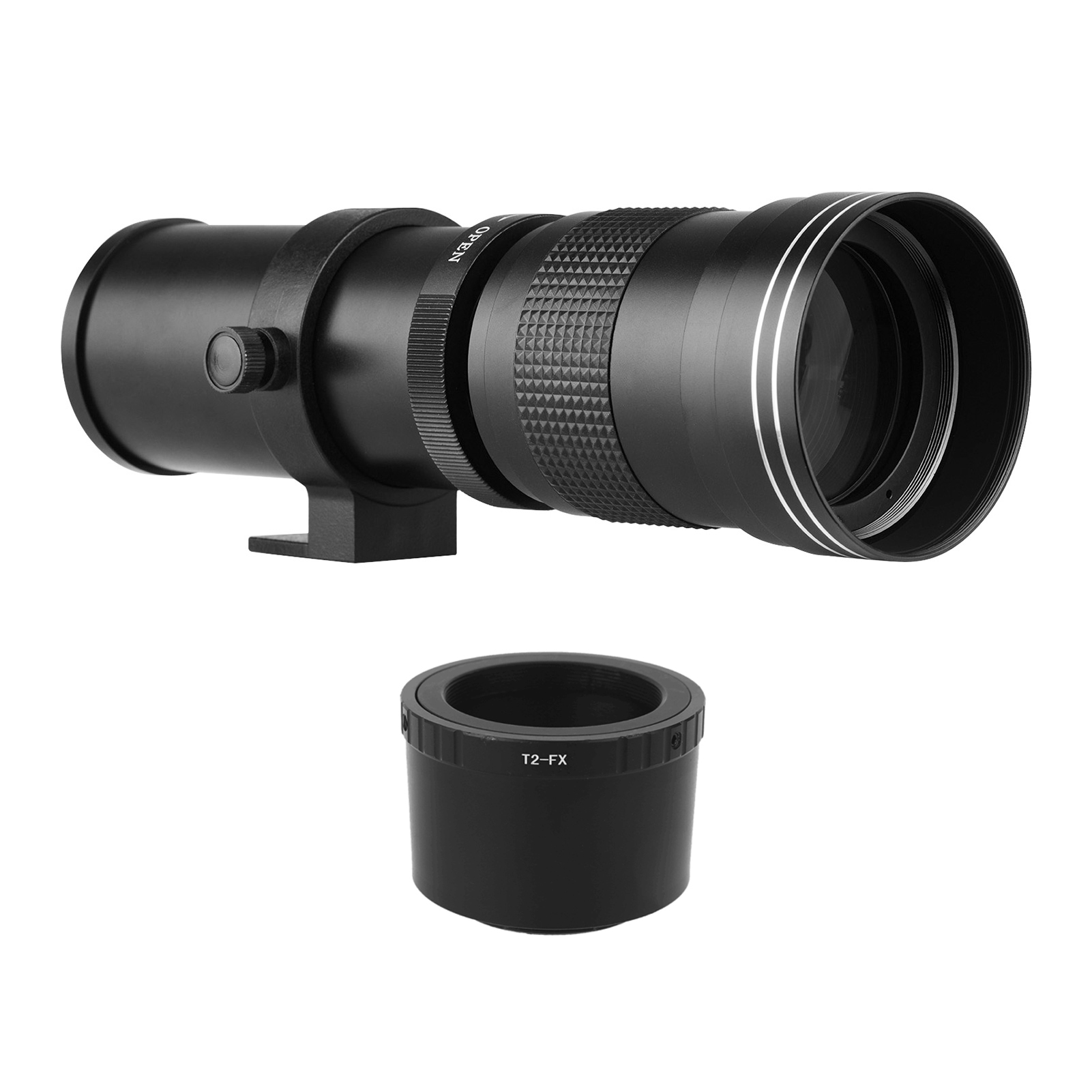 Htovila MF Super Telephoto Zoom Lens F8.316 420800mm T2 Mount with FX