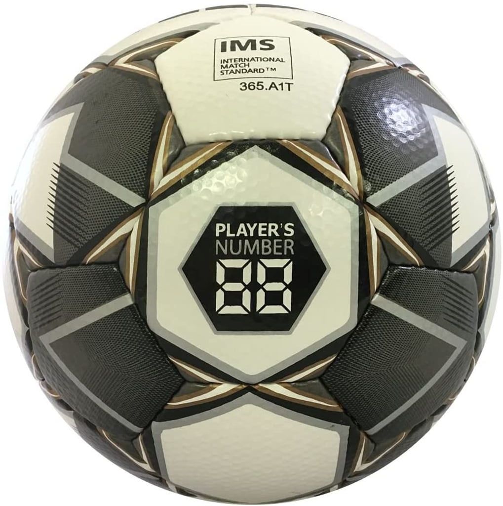 Select Numero 10 Soccer Ball White/Black/Gold Size 5 NFHS,NCAA,IMS Approved 
