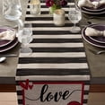 thumbnail image 5 of Valentines Day Table Runner 13x72 Inches Gnomes Heart Farmhouse Indoor Holiday Love Theme Decor, 5 of 5