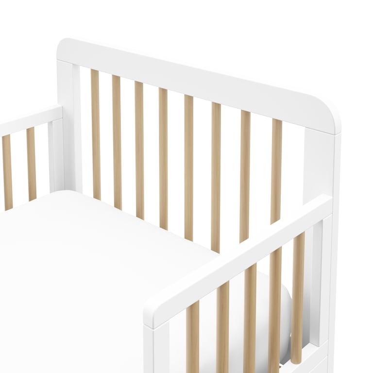 Storkcraft Pasadena Toddler Bed, White with Driftwood - Walmart.com