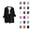 Black, variant on Gauze Tops for Women Long Sleeve Button Down Lapel Collar Business Casual Dress Shirt Spring Work Blouses
