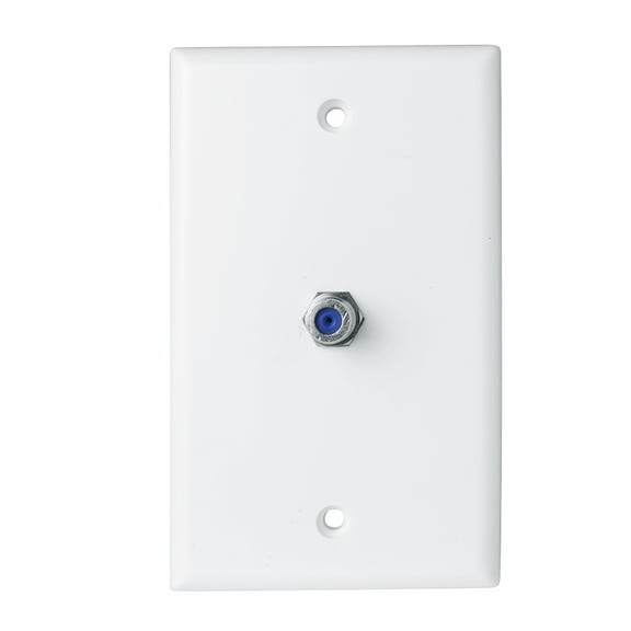 Skywalker Single Gang Wall Plate with 3.0 GHz F-81 (White)