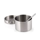 thumbnail image 5 of Kearding Tarro plateado de condimentos de acero inoxidable de calidad alimentaria con cuchara, especias seguras y elegantes para almacenamiento Cocina y Comedor, 5 of 6