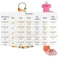 thumbnail image 3 of WRKEKC Baby Girl Romper Set Short Sleeve Flutter Sleeve Top with Floral Print Skirt Double Layer 0-18 Months, 3 of 9