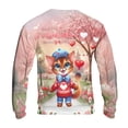 thumbnail image 2 of Happy Valentine’s Day Adorable Abyssinian Kitten Holding Heart Balloon All Over Print 3D Sweatshirt Unisex Merch Cat Lover Kitten Owner Gifts - 00030, 2 of 6