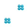 thumbnail image 3 of Tholdsy 4 unids/pack tuercas de rueda de aleación de aluminio tapacubos a prueba de polvo tapa de rueda tapas resistentes al desgaste tuercas buen Azul claro 2piezas Tholdsy CBP376240, 3 of 5