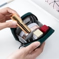 thumbnail image 6 of Outdoor Portable Wallet Storage Bag Cosmetic Pouch Travel Clutch Bag For Money Rhombic Lattice For Credit Card Coin Purse Lipstick Bag Cosmetic Bag Makeup Storage Bag PINK L, 6 of 7