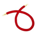 thumbnail image 3 of EeaseCA 1.5m Barrier Rope Crowd Control Lint Rope with Hooks Convenient Rope (Red), 3 of 8