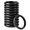 Black, variant on 12 Pack Shower Curtain Rings Hooks Plastic Easy Glide Snap Closure Rust Free Fits All Standard Shower Rods White