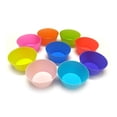 thumbnail image 1 of Set of 9 Pieces Silicone Muffin Mold (7cm), BPA Free, 1 of 4
