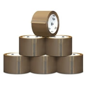 Carton Sealing Packaging Tape - Tan/Brown, 72 Rolls, 2 in. x 110 yd. 2.3 Mil