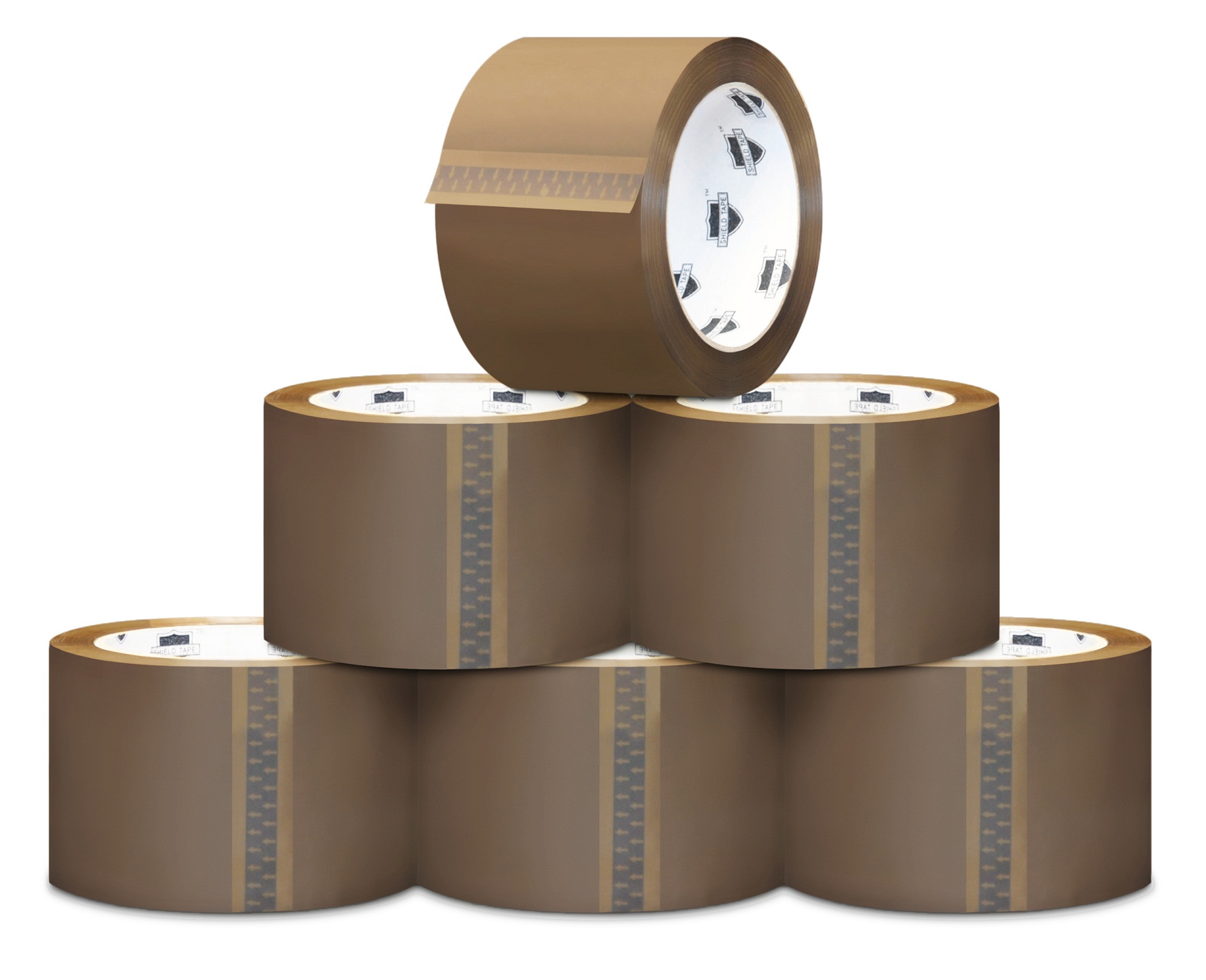 Brown 2/" x 110yds Packing Tape 2mil Carton Sealing Tape 36 Rolls Tan