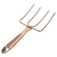 thumbnail image 2 of deevoka Stainless Steel Turkey Fork Roaster Fork for Camping Picnic Barbecue Rose Gold, 2 of 9