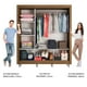 thumbnail image 4 of Ropero Closet Madesa Mônaco 3 Puertas Corredizas con Pies Marrón, 4 of 9
