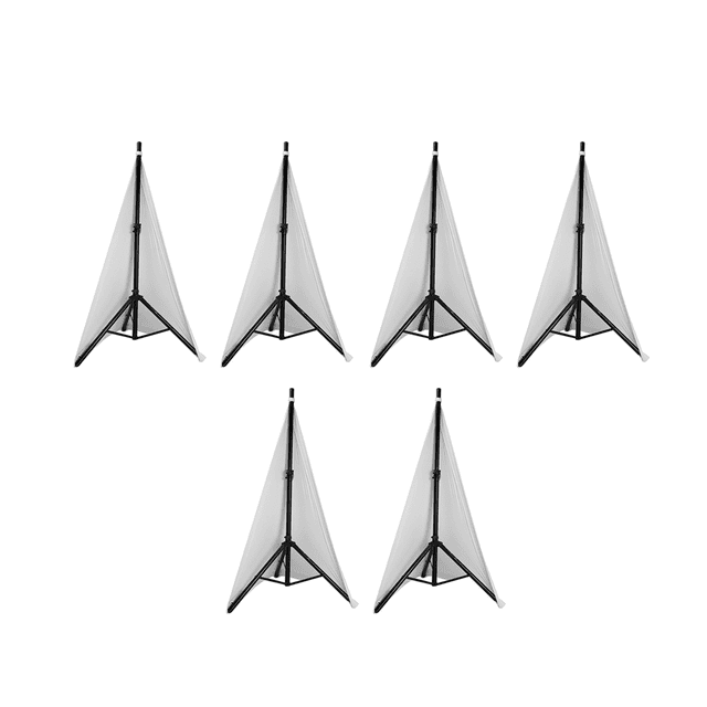 Haut-parleur Dj Universel Support de Haut-Parleur Double Face Trépied Jupe Housse Extensible, 6 Pcs