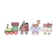 thumbnail image 1 of Lote de 4 mini trenes de madera para decoración navideña, juguetes de regalo para niños para fiestas. Vistoso, 1 of 9