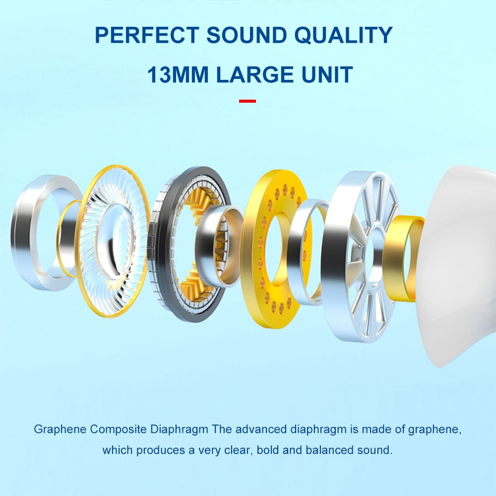 NEW LP40 MAX TWS Wireless Bluetooth 5.1 Headphones Touch Control Sport Noise Earphones Reduction With Mic Stereo Hifi  Earbuds