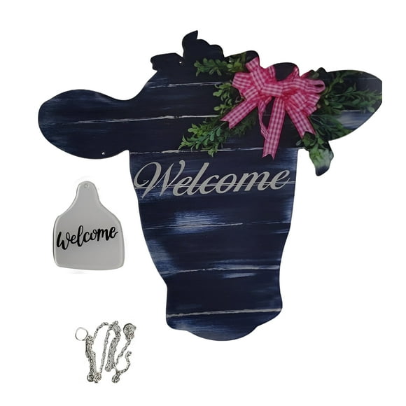 Cateissary Cartel colgante de bienvenida para puerta delantera, tablero para patios, porche, decoración de casa de campo, decoración para Type2 NO2