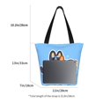 thumbnail image 2 of Lsque Bluey Pattern Beach Tote,Shoulder Handbag,Spacious Tote Bag,Lightweight Travel Bag,Versatile Shopping Bag, 2 of 6