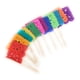 thumbnail image 3 of Juego de 24 piezas de mini papel mexicano multicolor, papel picado, banderines de tejido, banderitas, decoraciones para fiestas, decoración para magdalenas, banderines para fiestas, diseño de flores, 3 of 8
