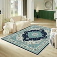 thumbnail image 5 of 6.5'x10' carpet floor mats cute carpet gothic area rug octagon area rug vintage area rug, 5 of 10
