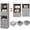 Medium Gray-6-Shelf Separable, variant on 6-shhanging Closet Organizer With 3 Drawers 2 Separable 3-shorganizers And Storfor Wardrobe Organization Dresser Nursury & Dorm Clothes