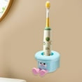 thumbnail image 4 of WeiLaiKeQi Toothbrush Holder Wall Mounted Bathroom Organizer for Hotel Home Accessories Blue, 4 of 7