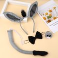 thumbnail image 2 of Ropa de fiesta para niños, disfraz de Halloween, decoración, accesorios de vestir, burro para diadema, tela para niños, 2 of 6