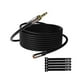 thumbnail image 1 of wonima44 3.5mm Extension Cable 75 Feet, Long Male to Female Auxiliary Audio Stereo Cable, Headphone Extension Cord, Hi-Fi Sound, Gold Plated Connectors, OFC Core, Black, (with 5 pcs Cable Ties), 1 of 1