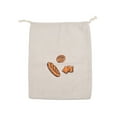 thumbnail image 1 of Bread Bags for Homemade Bread,Reusable Linen Bread Bag with Drawstring,Packaging Pouch for Food Storage, 1 of 6