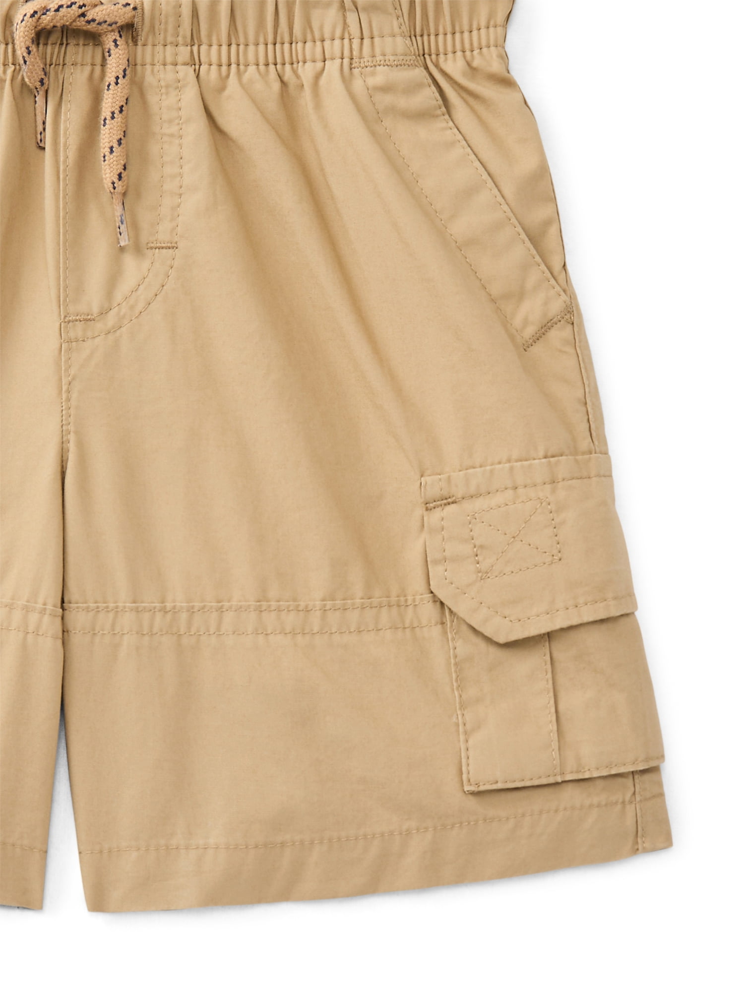 Wonder Nation Boys Soft Cargo Shorts, Sizes XS-XXL & Husky
