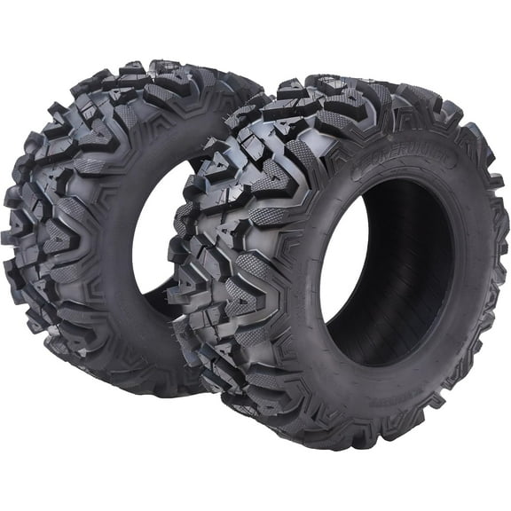 ATV Tires All-Terrain Tires 24x9-11 6PR ATV UTV Trail Sand Mud Off-Road Tires Tubeless, 2 Pack