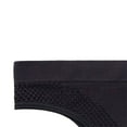 thumbnail image 4 of Sunvit-Panties Womens High-Waisted Seamless Briefs - Nylon Spandex Comfy, Breathable Mesh Detail, No-Show, Black, Size XL - Great for Everyday Wear, 4 of 5