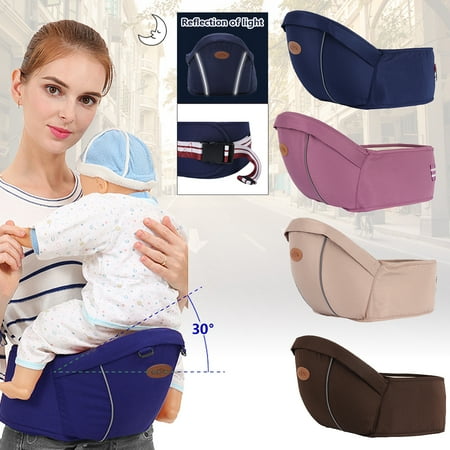 - Adjustable Baby Carrier Waist Stool Walker Infant Sling Hold Hipseat Belt Newborn Toddler Hip Seat Soft & Breathable