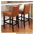 thumbnail image 1 of Tabourets en Cuir de Noisette Skyland (Lot de 2), 1 of 5