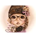 thumbnail image 1 of Cuadros Decorativos Punto de cruz completo 11CT Big Eye Girl Stamped DIY JShteea Nuevos Originales, 1 of 9