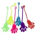 thumbnail image 1 of 10 X Children's Xl Sticky Sticky Hands, Colourful Slime Hands, Children's Birthdayrandom Color, 1 of 4