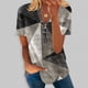 thumbnail image 2 of Blusa de manga corta con cuello en V, informal, cómoda y elegante para mujer OAVQHLG3B Store  lin121212, 2 of 5