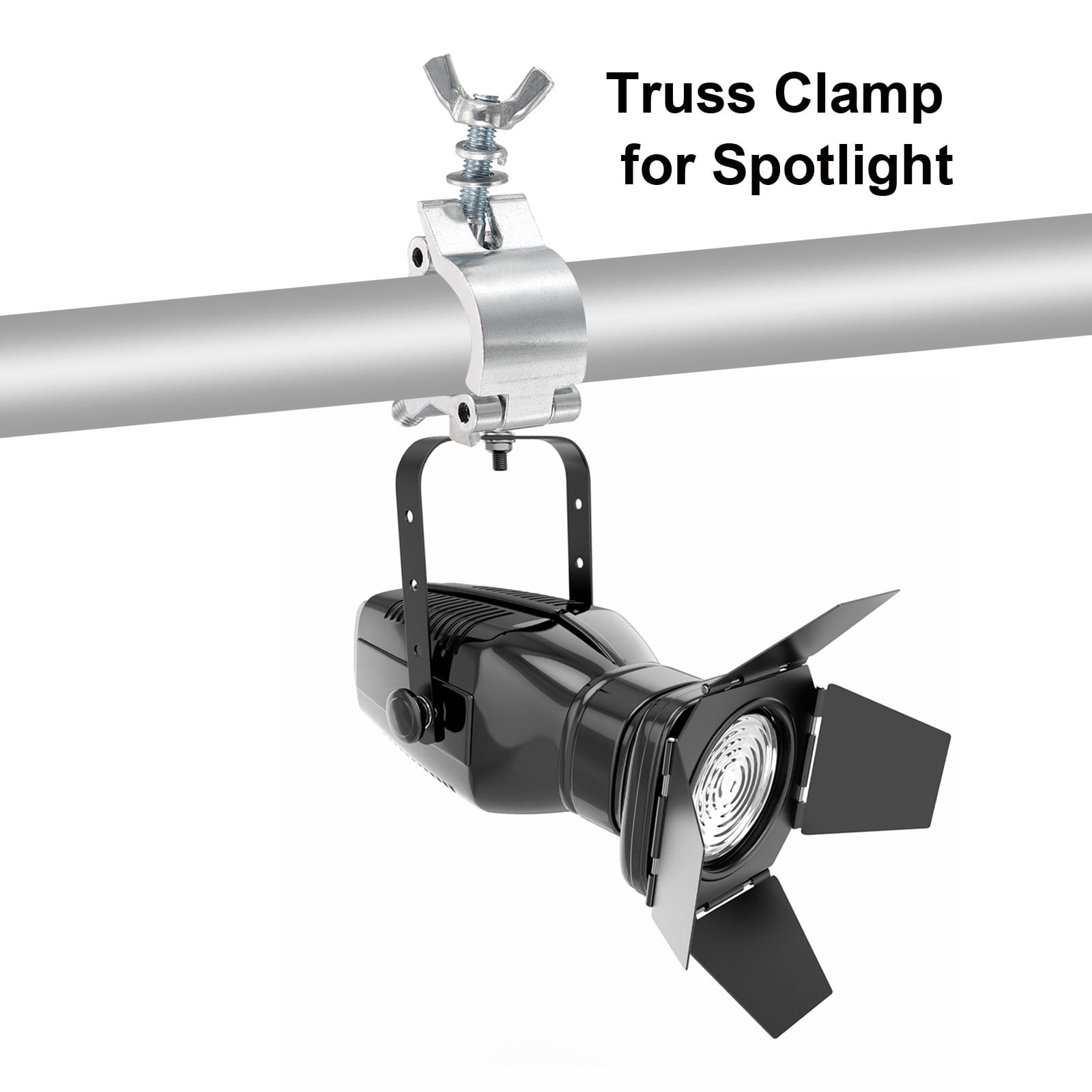Uxcell Light Truss Clamps, Lighting Pipe O Clamp for 1.5-2.05inch OD 500lb Single, 1Pack