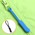 thumbnail image 1 of pitrice 8 Pieces Zipper Pull Puller Lightweight Rope Tag Fixer Multi-Purpose Replacement Buckle Bags Suitcase Accessories Textiles Black+Black White, 1 of 5