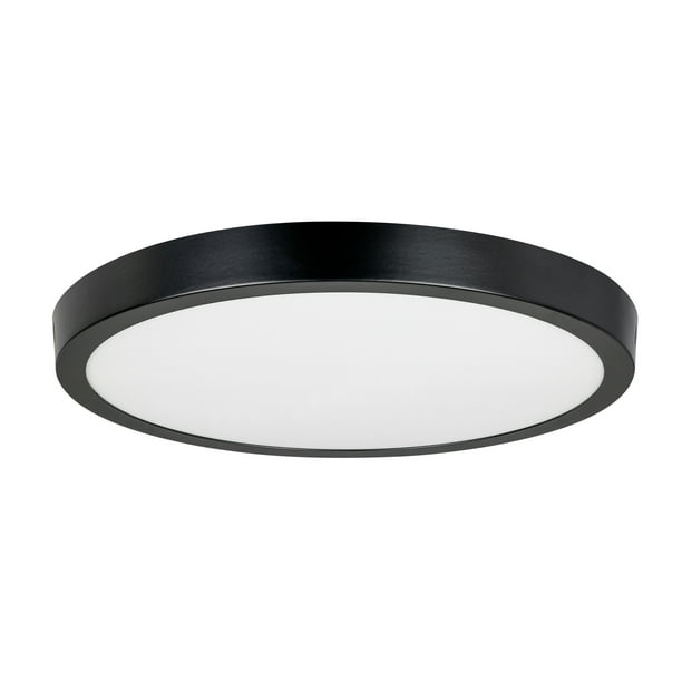 Estevez Luminaria LED para Sobreponer DRUM ECO, 24 Watts,3000K, Color Negro
